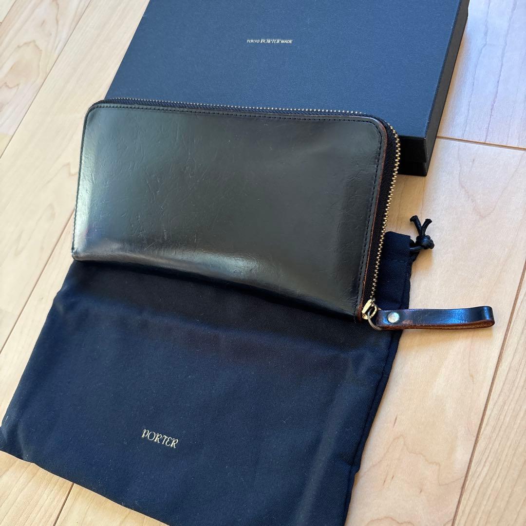 PORTER FILM ブラック レザー 長財布