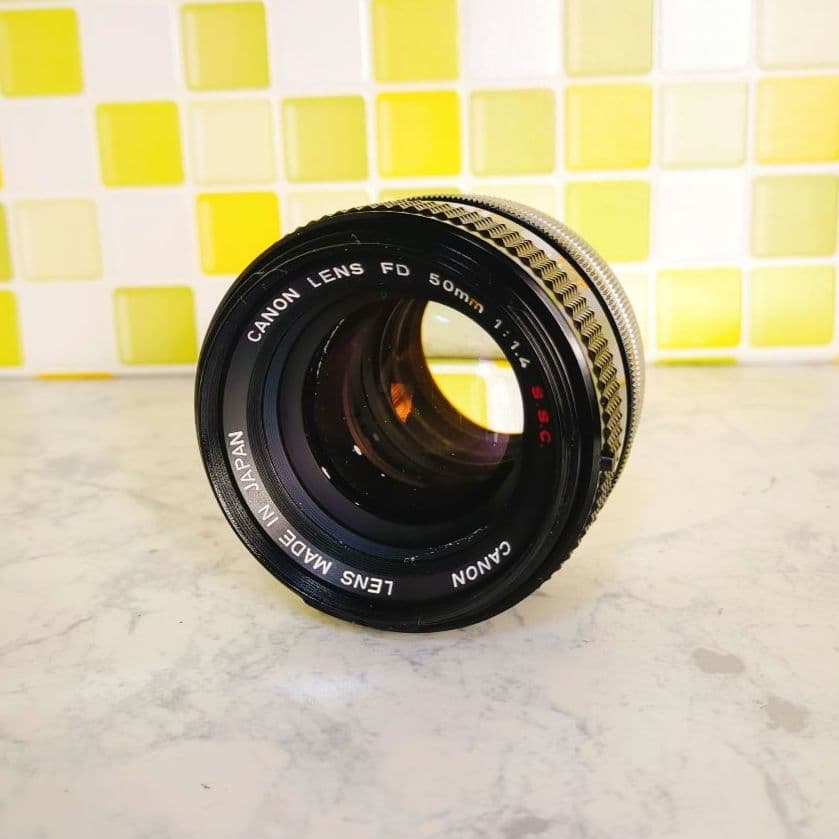 廃盤 Canon キャノン FD S.S.C 50mm F1.4 単焦点 レンズ