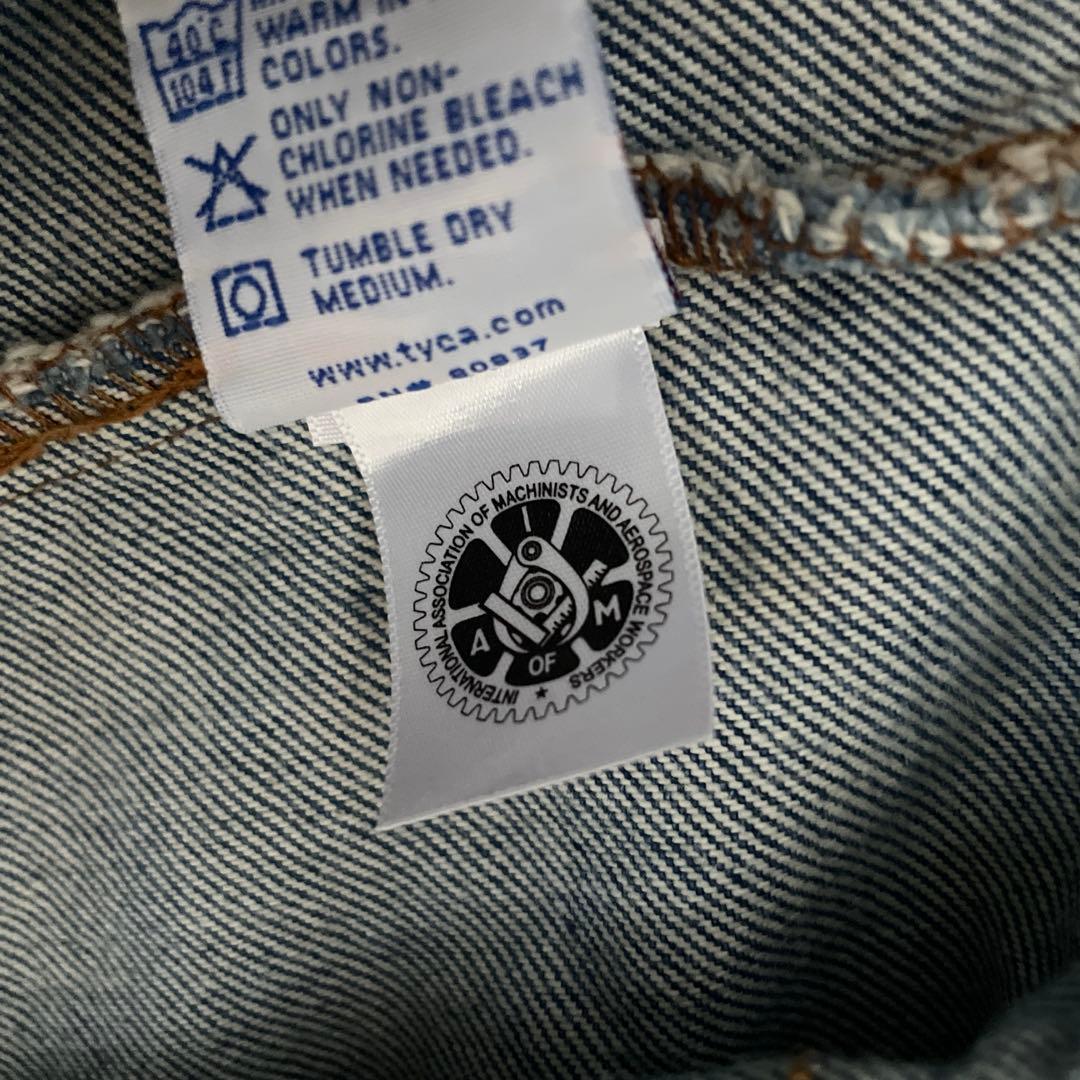 【美品】ハンティングワールド 大容量 デニム USA製 フラップ　ビッグロゴ