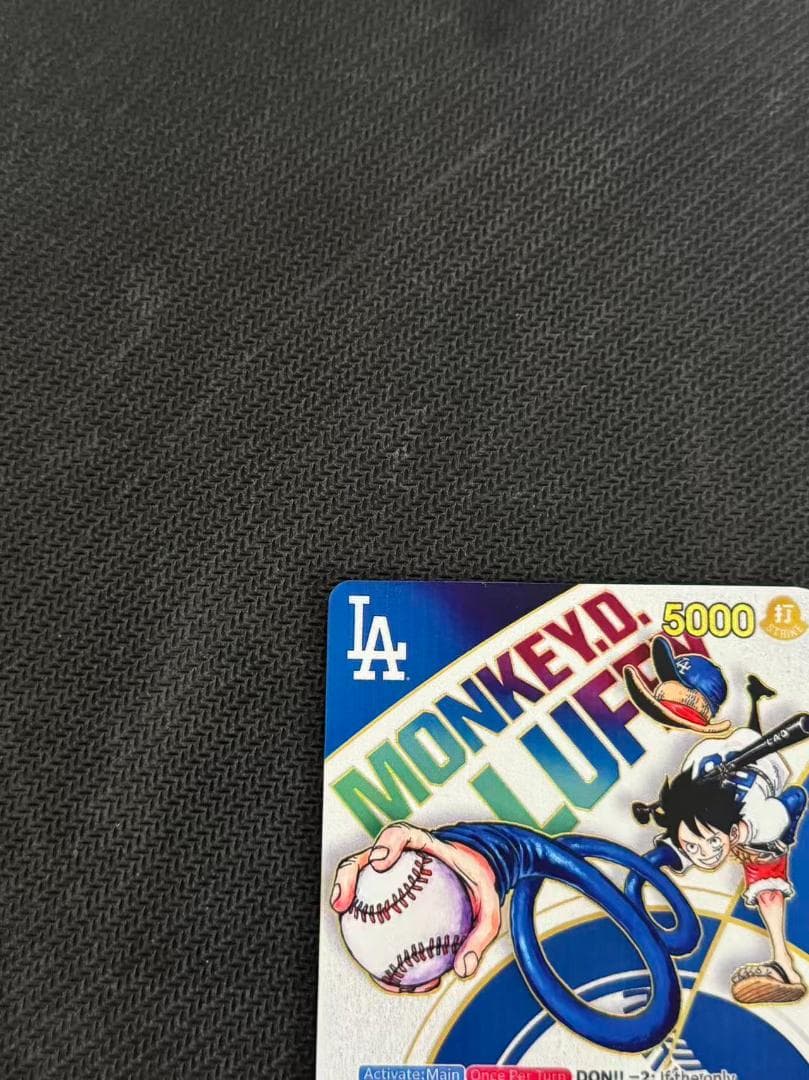 ワンピース モンキー・D・ルフィ　ドジャース 大谷翔平 コラボカード