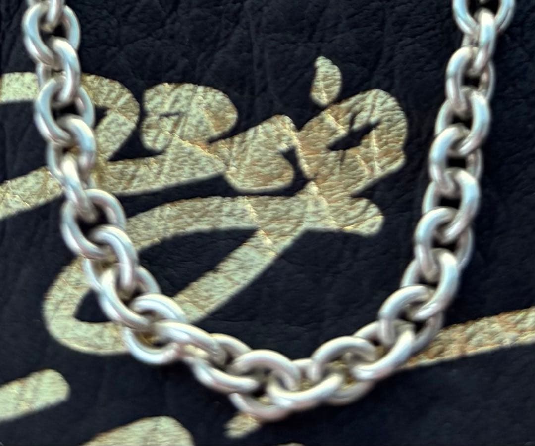 Saad/極太Silver あずきネックレスチェーン