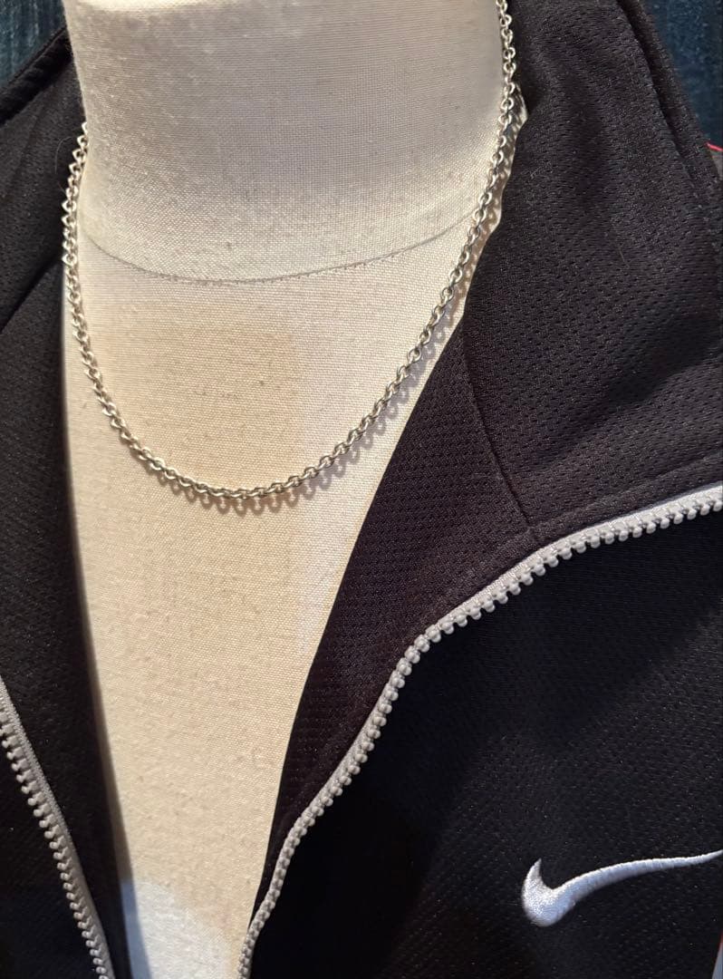 Saad/極太Silver あずきネックレスチェーン