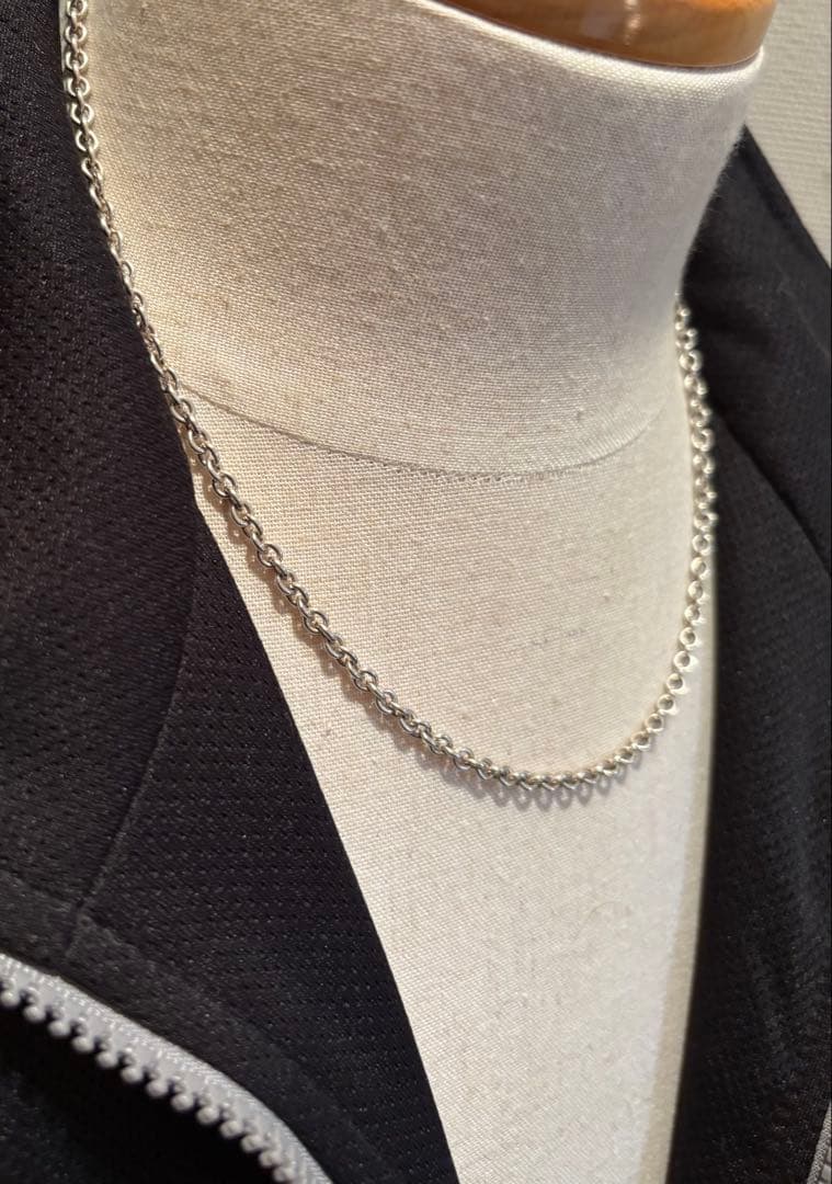 Saad/極太Silver あずきネックレスチェーン