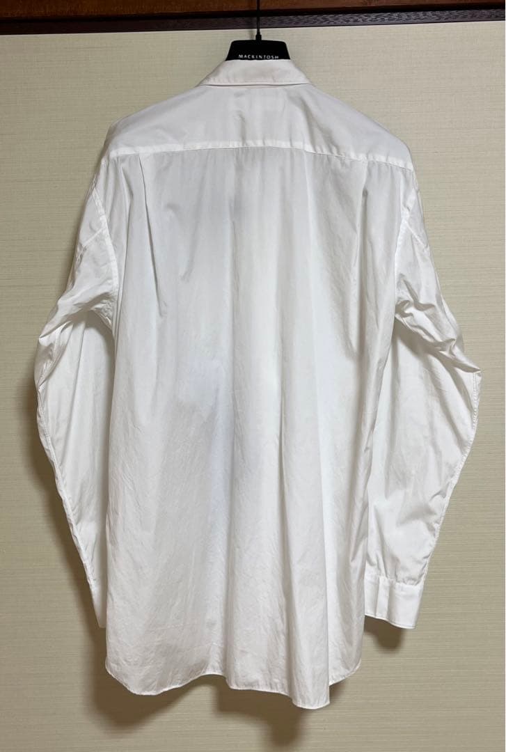 コムデギャルソンシャツ　吹き出しモチーフ 長袖白シャツ サイズXL 22ss
