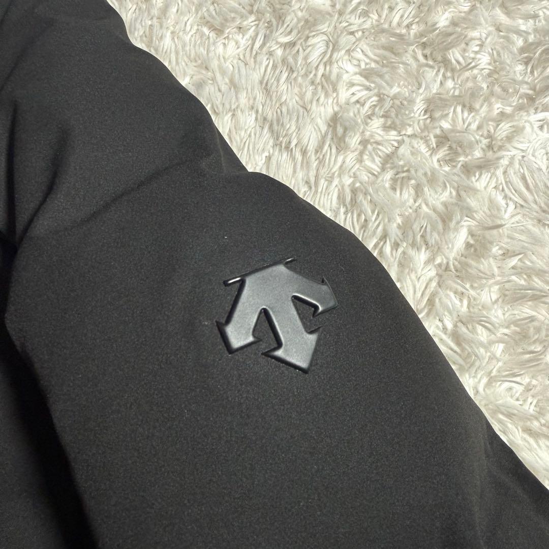 極美品 水沢ダウン DESCENTE ダウンジャケット マウンテニア ブラック