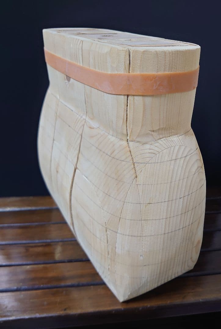 山ぶどう籠　製作用　木型　未使用