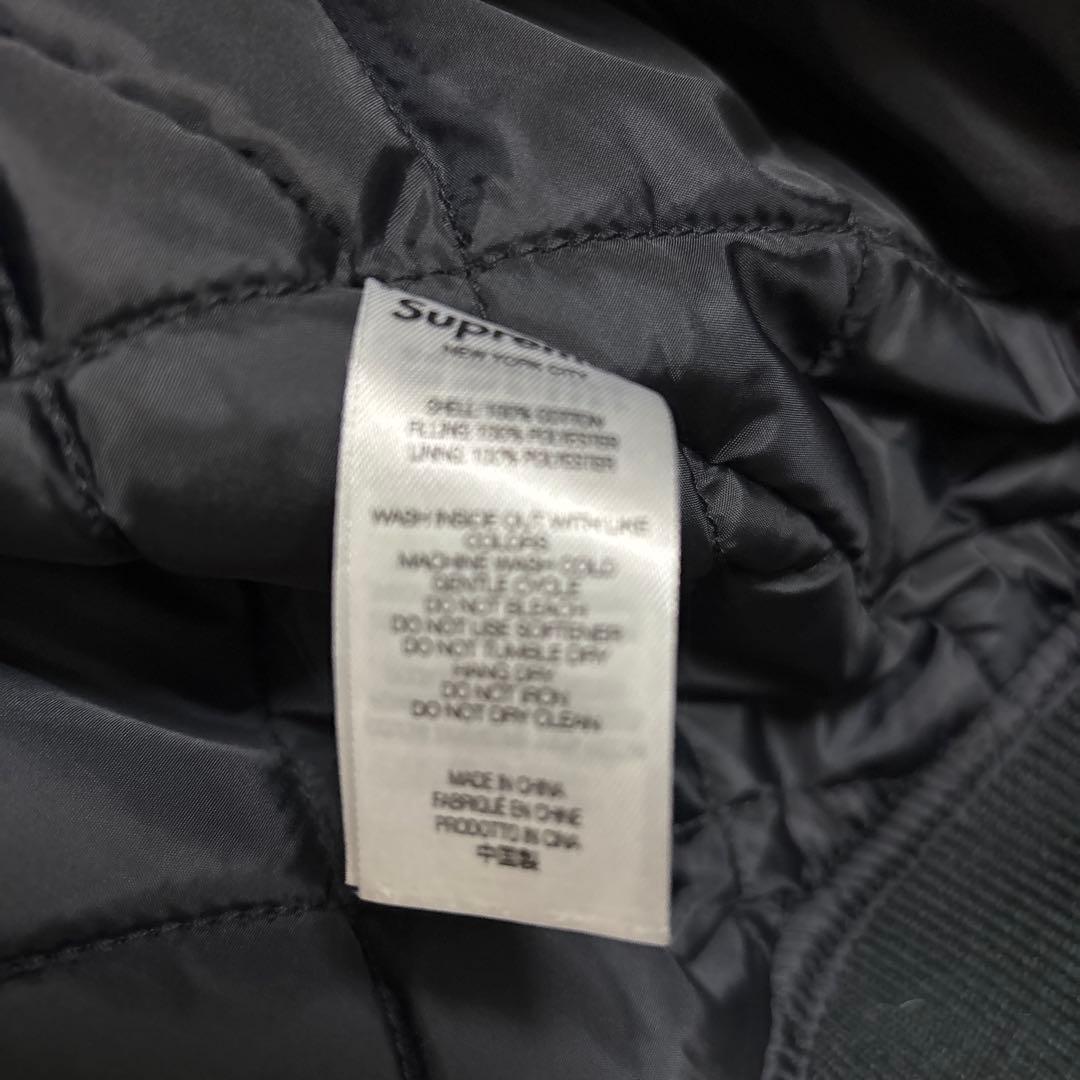 Supreme フード付きブラックジャケット M