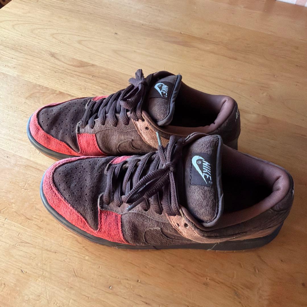 【限定値下げ】NIKE SB Dunk Low Bison つま赤　26cm