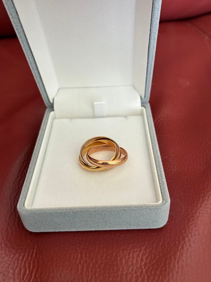 カルティエトリニィテイリング13号18金