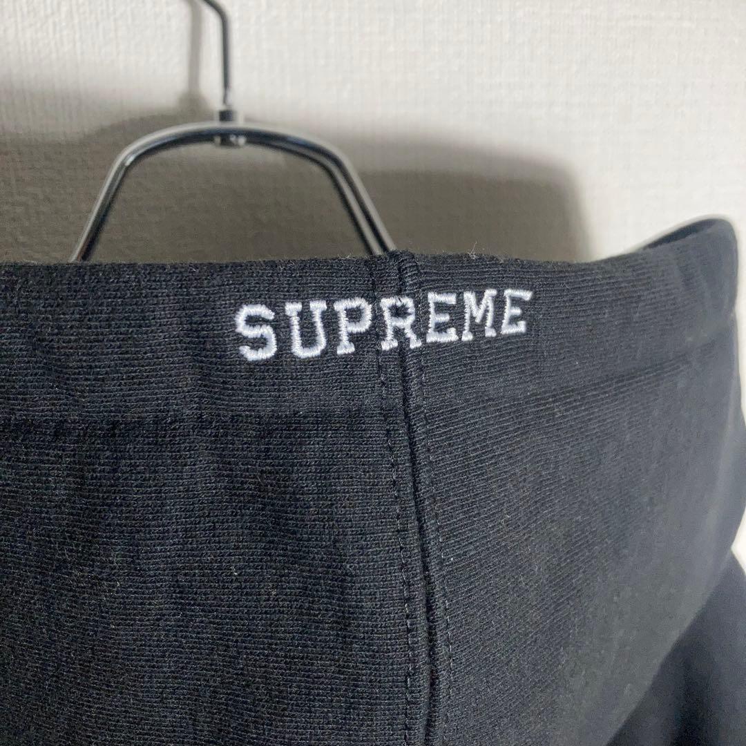 【大人気】SUPREME フルジップパーカー Sロゴ 黒 XL.