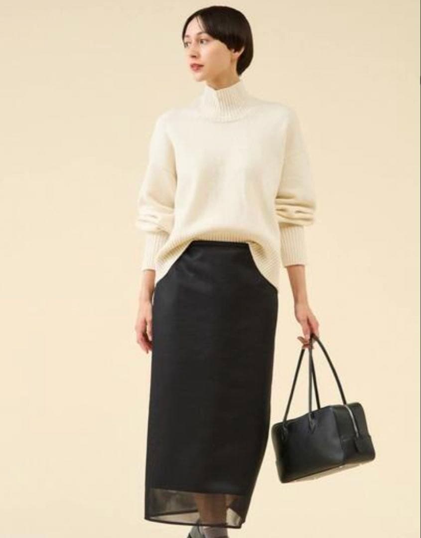 martinique マルティニーク カシミヤミックスウールタートル 2way