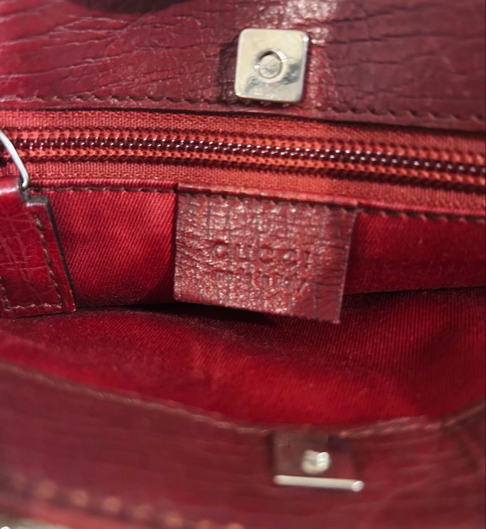 GUCCI グッチ　トートバッグGG柄PVC スプリーム縦長ハンドバッグ