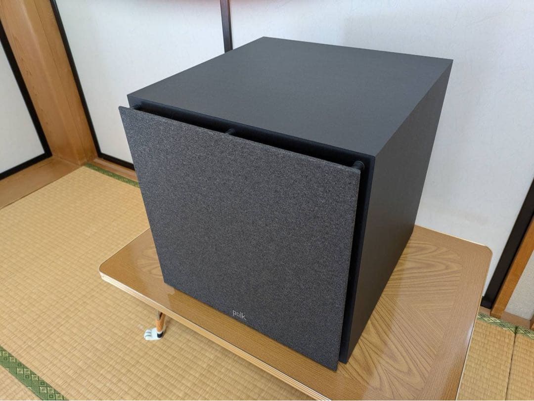 POLK AUDIO MXT12 サブウーファー　ブラック キューブ型