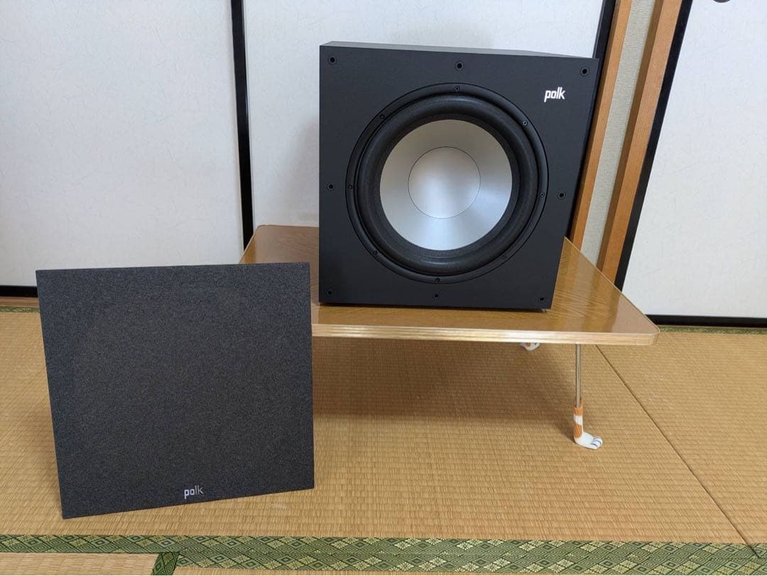 POLK AUDIO MXT12 サブウーファー　ブラック キューブ型