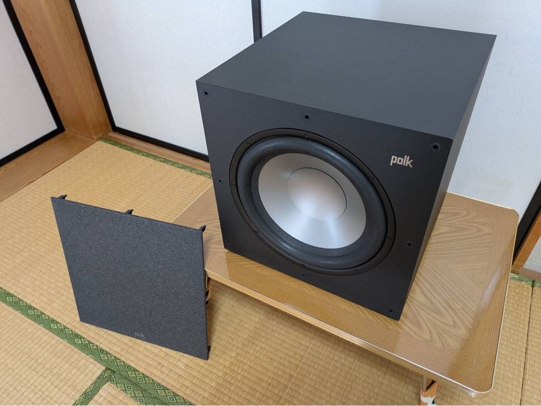 POLK AUDIO MXT12 サブウーファー　ブラック キューブ型