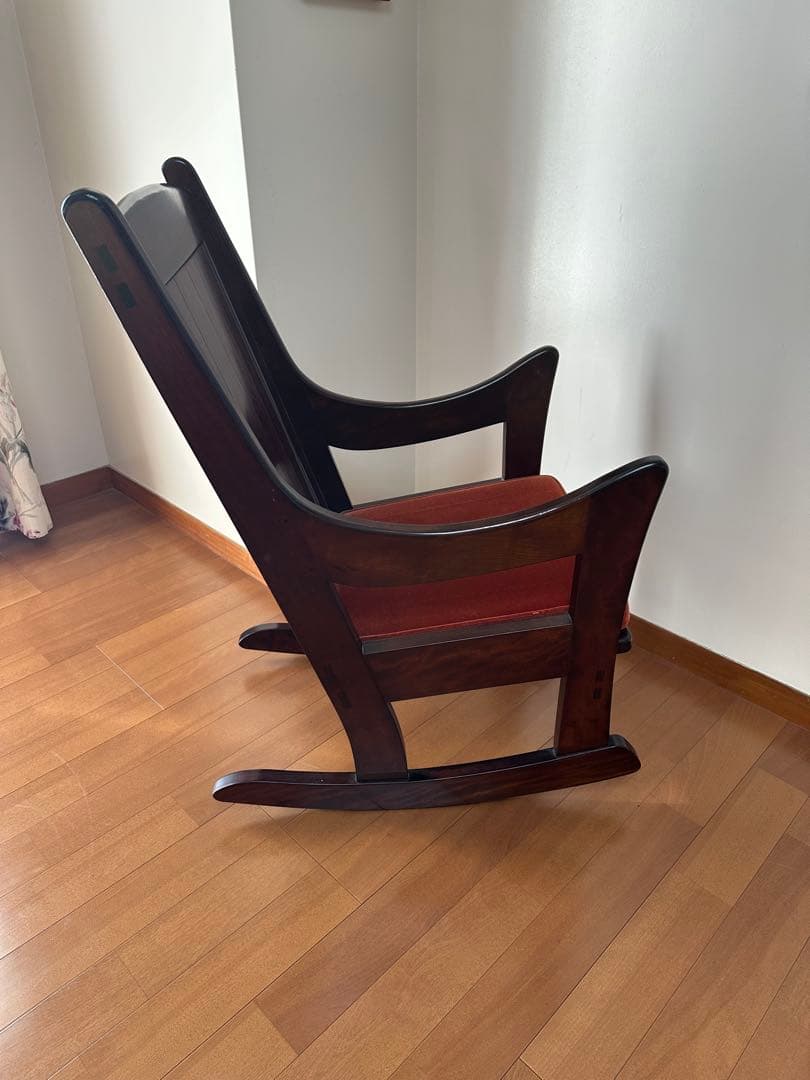 松本民芸家具　K型ロッキングチェア　シール作者名　美品　新品定価308,000円