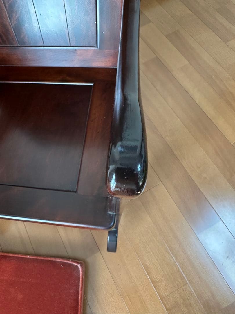 松本民芸家具　K型ロッキングチェア　シール作者名　美品　新品定価308,000円