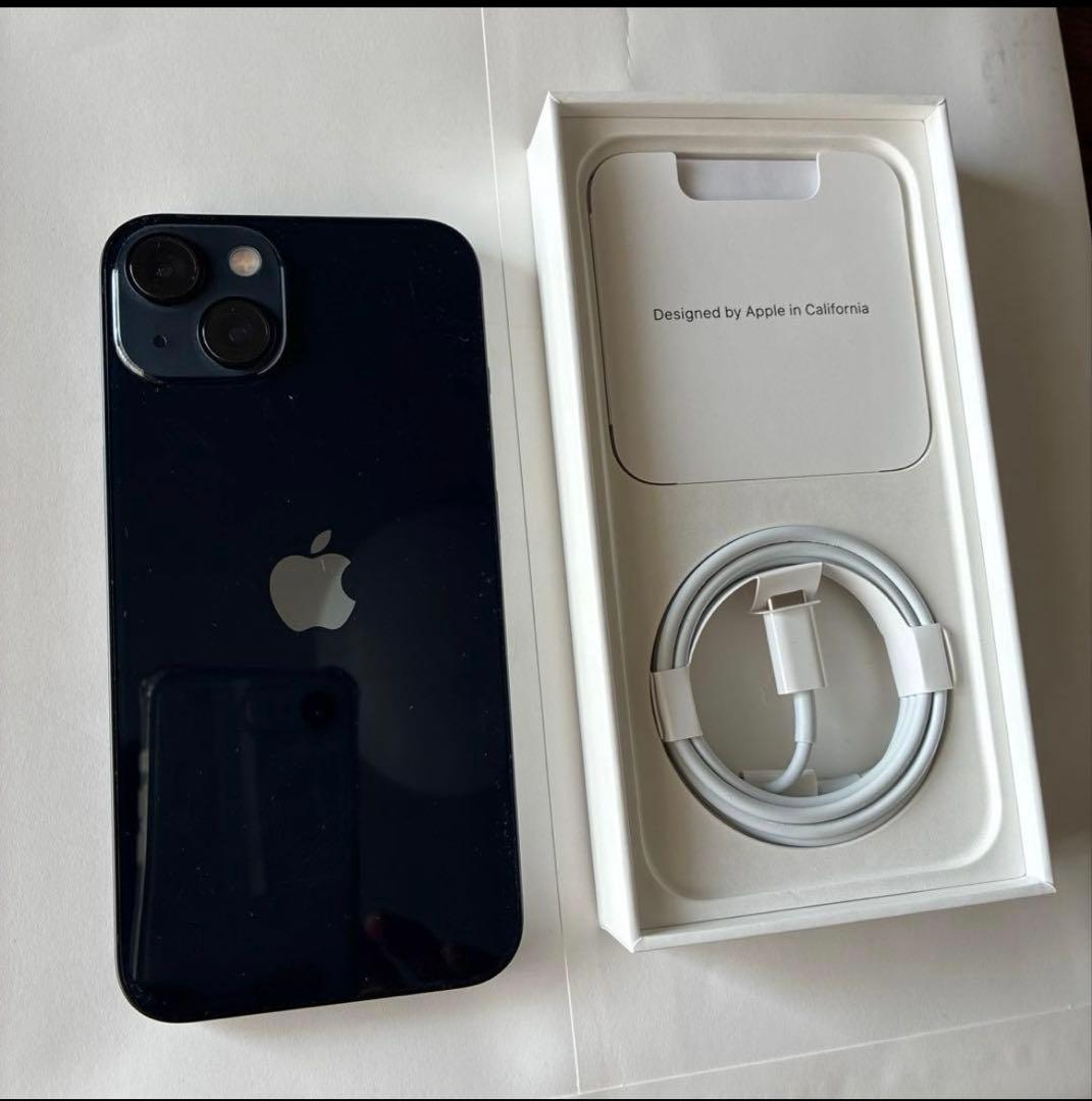 Apple iPhone 13 ブラック 本体 箱付き