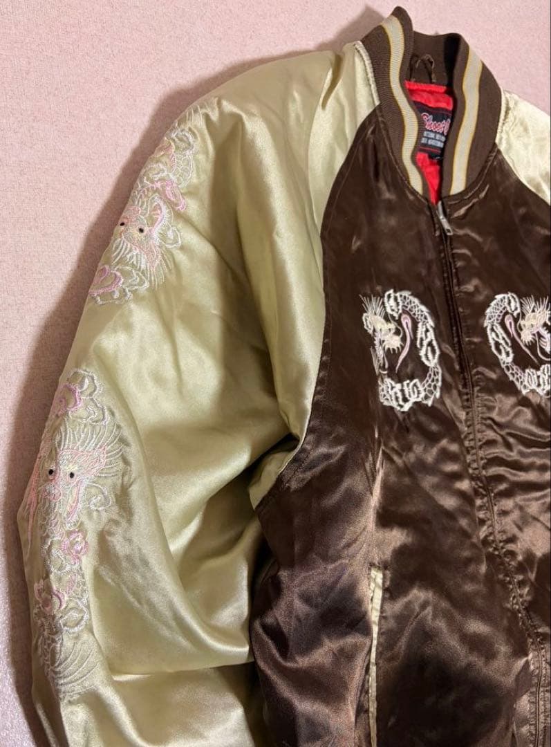 希少 80s Shoot One スカジャン 横須賀ジャンパー　第11空挺師団