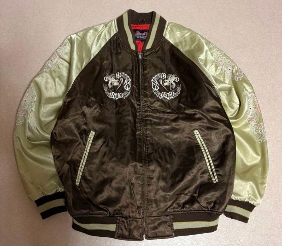 希少 80s Shoot One スカジャン 横須賀ジャンパー　第11空挺師団