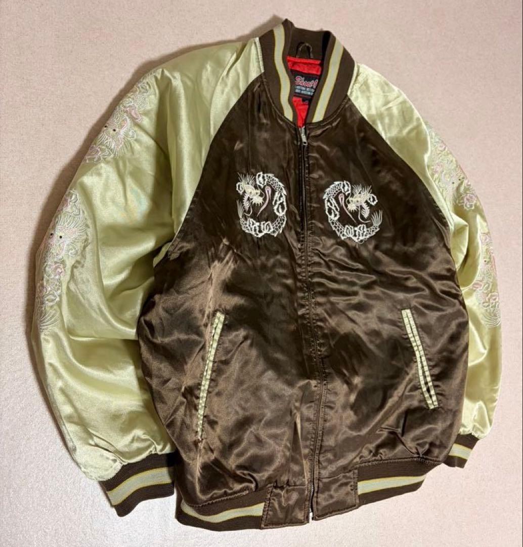 希少 80s Shoot One スカジャン 横須賀ジャンパー　第11空挺師団