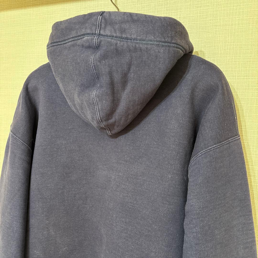 最終価格 ラッセル フーディ 90s USA NAVY XL ナス紺 フェード