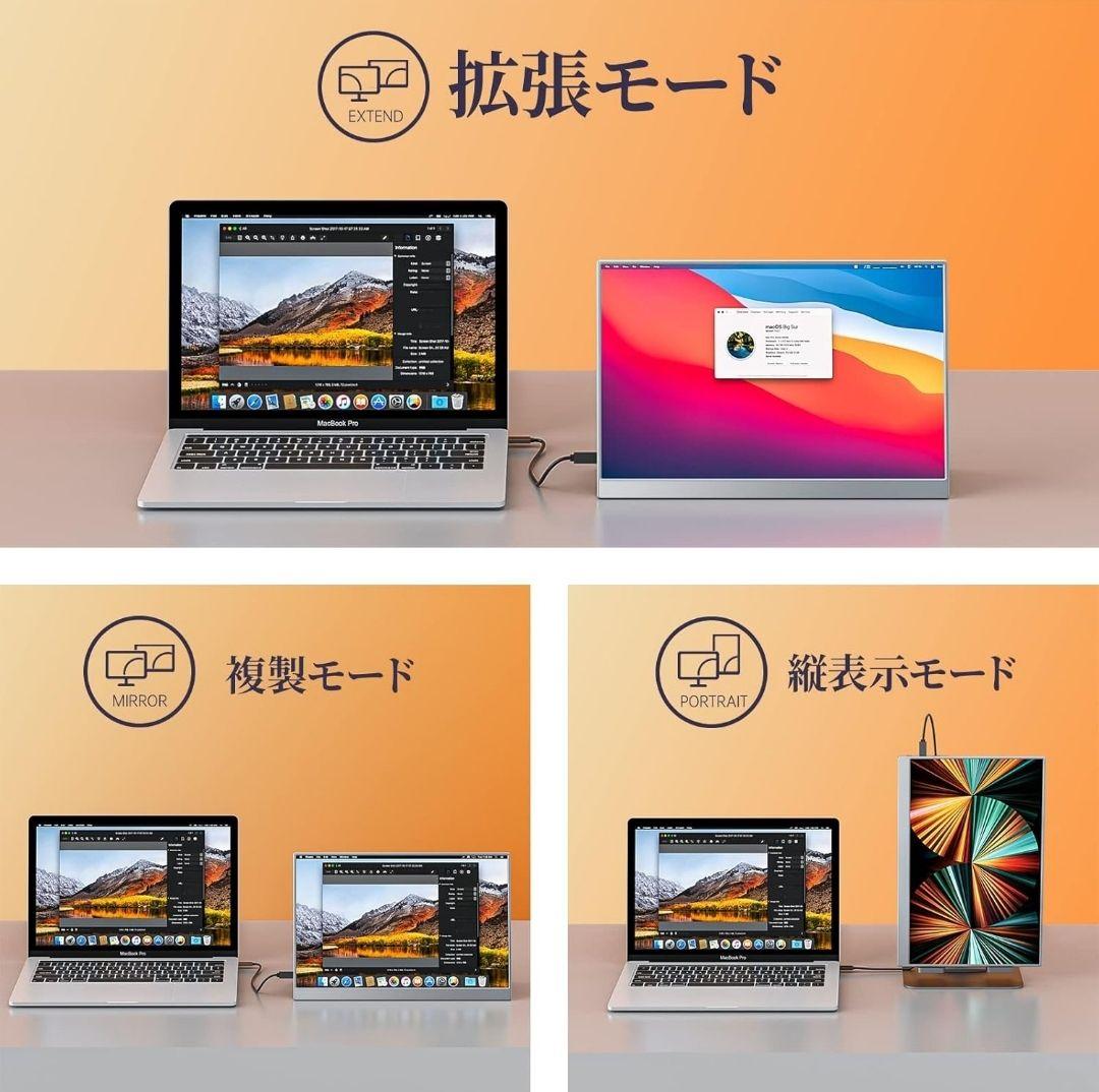 kkSmart 13.5インチ モバイルモニター NK-135 超軽量薄型