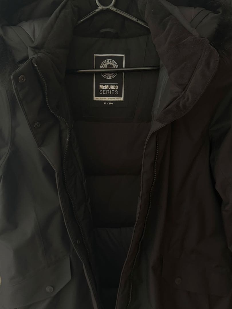 【美品】最高級THE NORTH FACE マクマードXL ダウンコート 黒