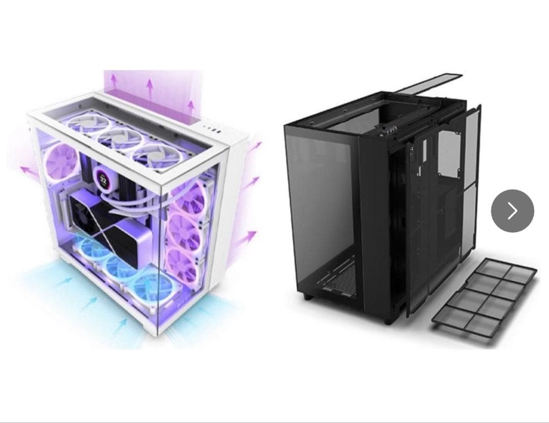 NZXT H9 ELITE プレミアムデュアルチャンバーミッドタワーケース未開封