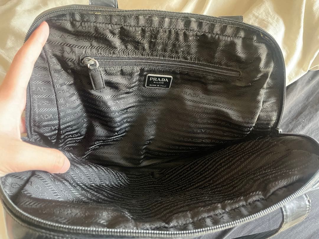 PRADA ブラック トートバッグ　ハンドバッグ