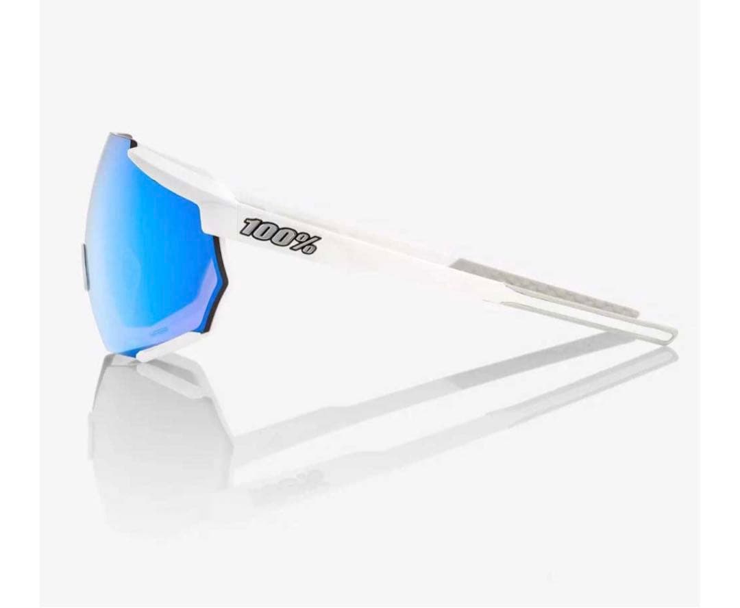 新品 100% Racetrap White Hiper Blue サングラス