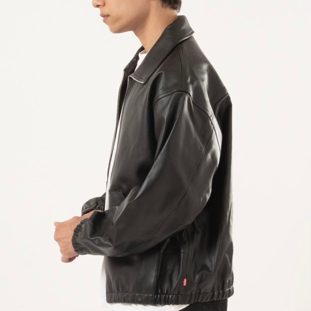 未使用 LEVI'S FULLZIP SPORTS LEATHER JACKET