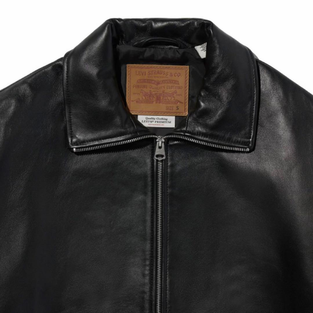 未使用 LEVI'S FULLZIP SPORTS LEATHER JACKET