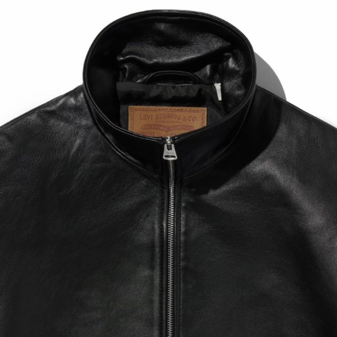 未使用 LEVI'S FULLZIP SPORTS LEATHER JACKET