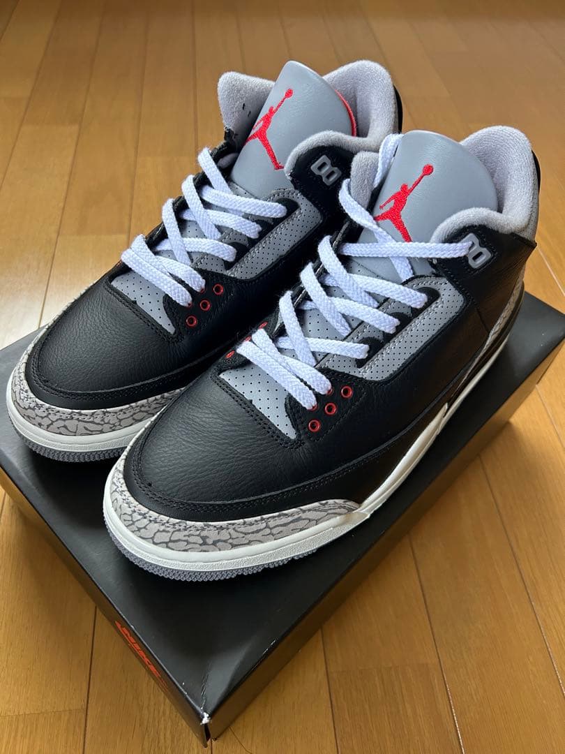 最終価格‼️⭐︎新品未使用‼️⭐︎Air Jordan 3 Black cement