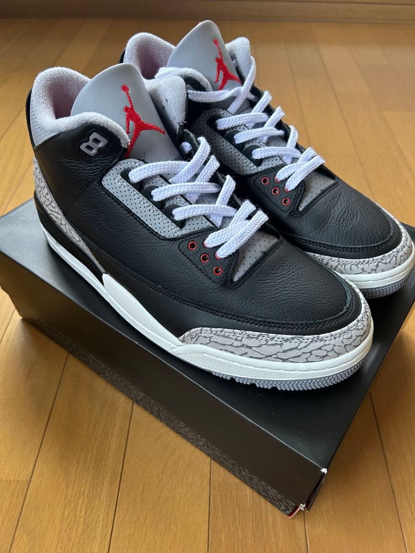 最終価格‼️⭐︎新品未使用‼️⭐︎Air Jordan 3 Black cement