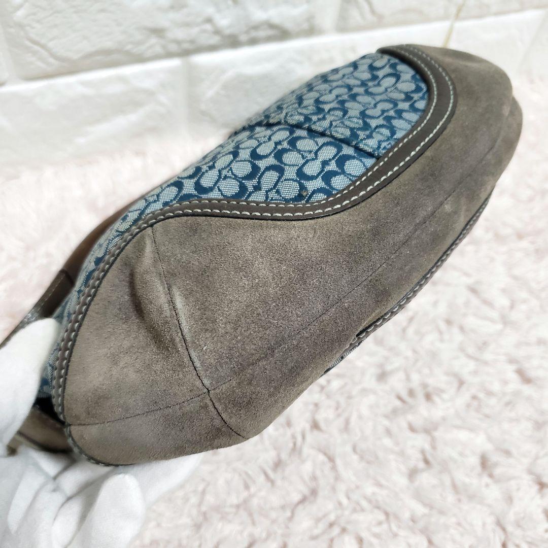 COACH コーチ ソーホー ワンショルダーハンドバッグ ホーボー ブルー