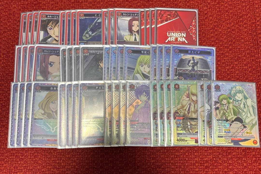 やユニオンアリーナ　コードギアス　ルルーシュ　C.C. デッキ　フルパラレル