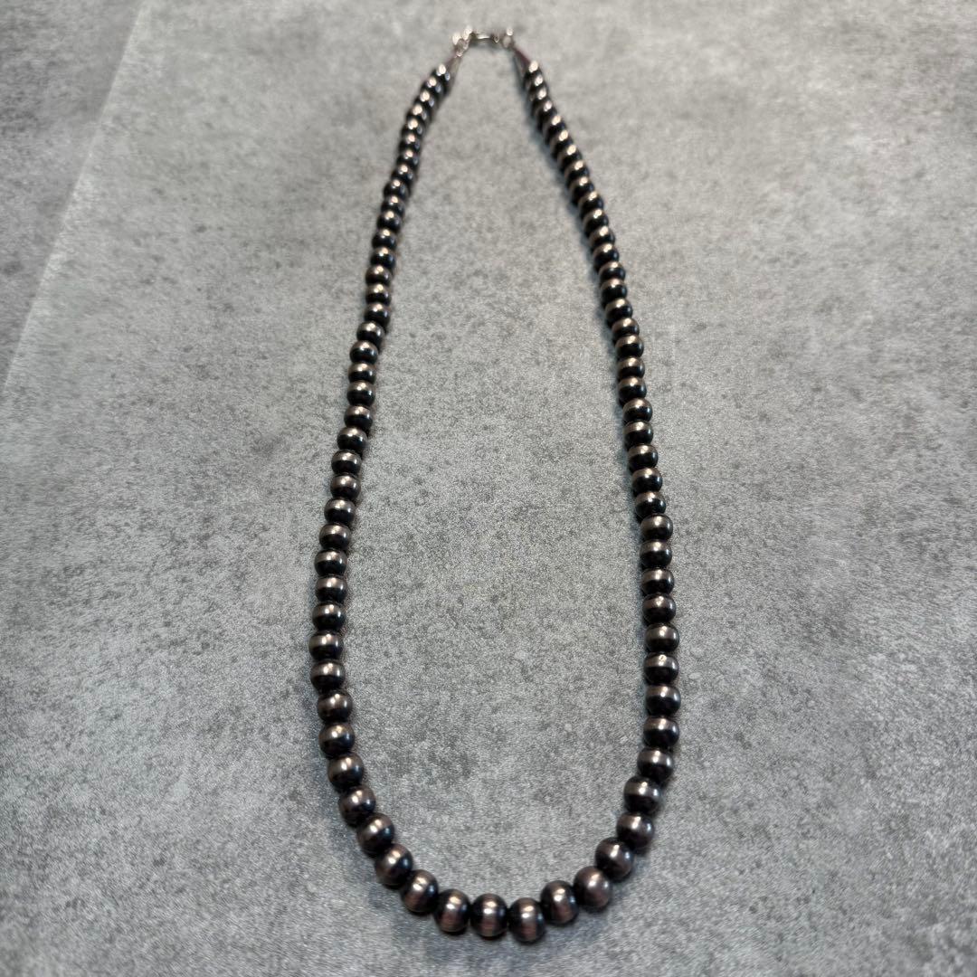 インディアンジュエリー ネックレス ナバホパール 丸型 約55cm