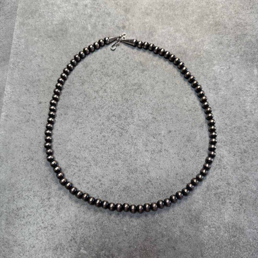 インディアンジュエリー ネックレス ナバホパール 丸型 約55cm