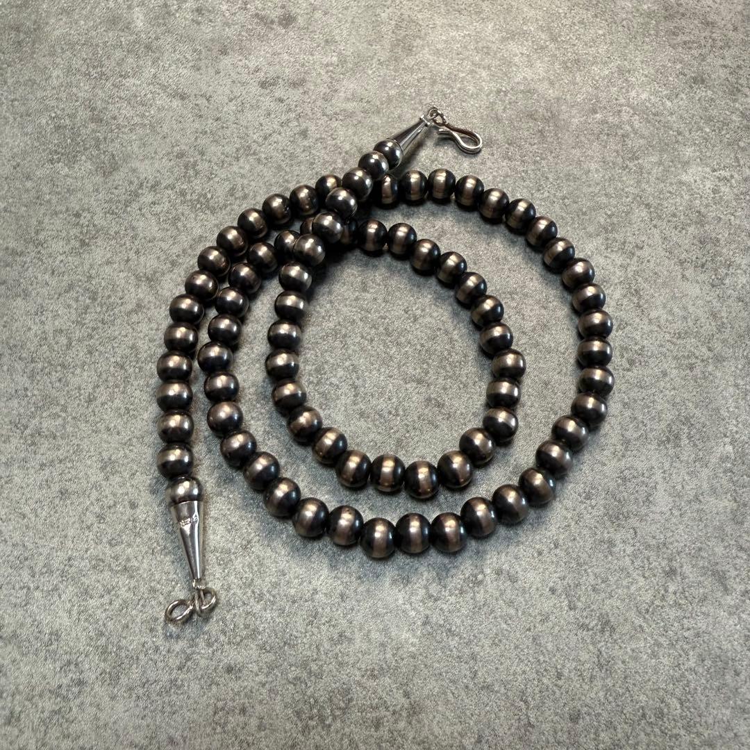 インディアンジュエリー ネックレス ナバホパール 丸型 約55cm