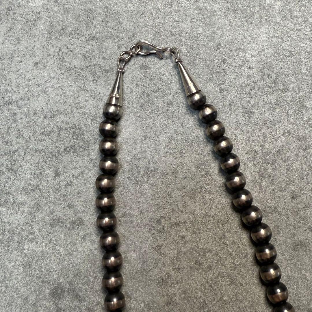 インディアンジュエリー ネックレス ナバホパール 丸型 約55cm