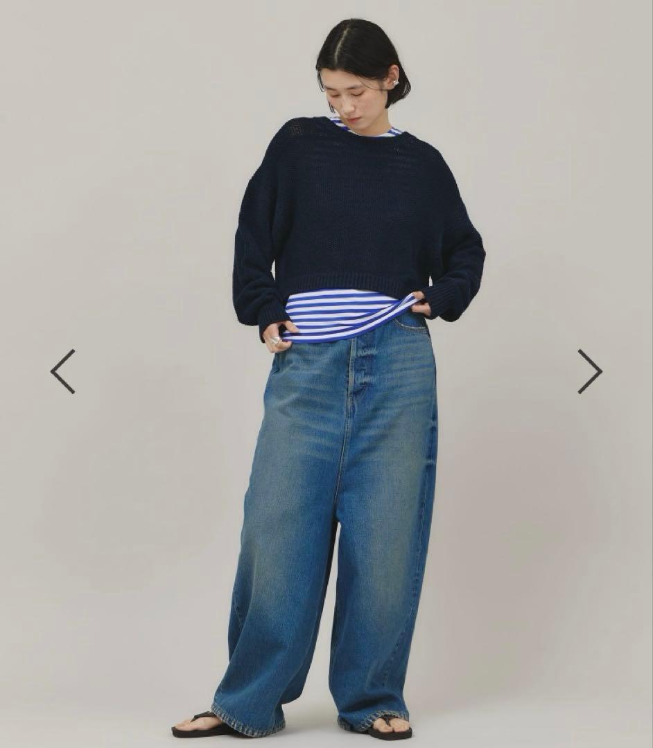 Curensology &RC スーパーワイドルーズデニム 34