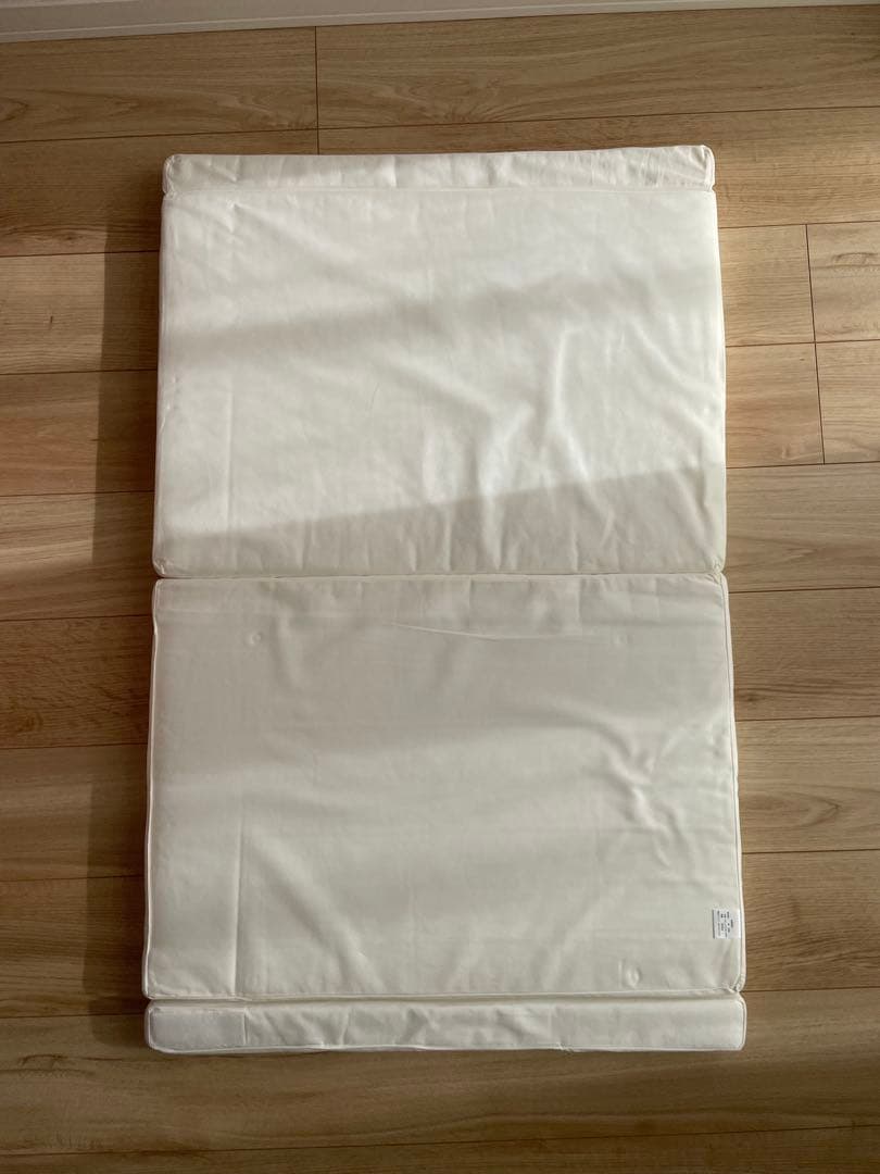 大和屋　そいねーる3 ホワイト　木製ベビーベッド マットス付き