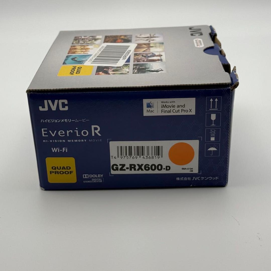 JVC EverioR GZ-RX600-D オレンジ　箱付き