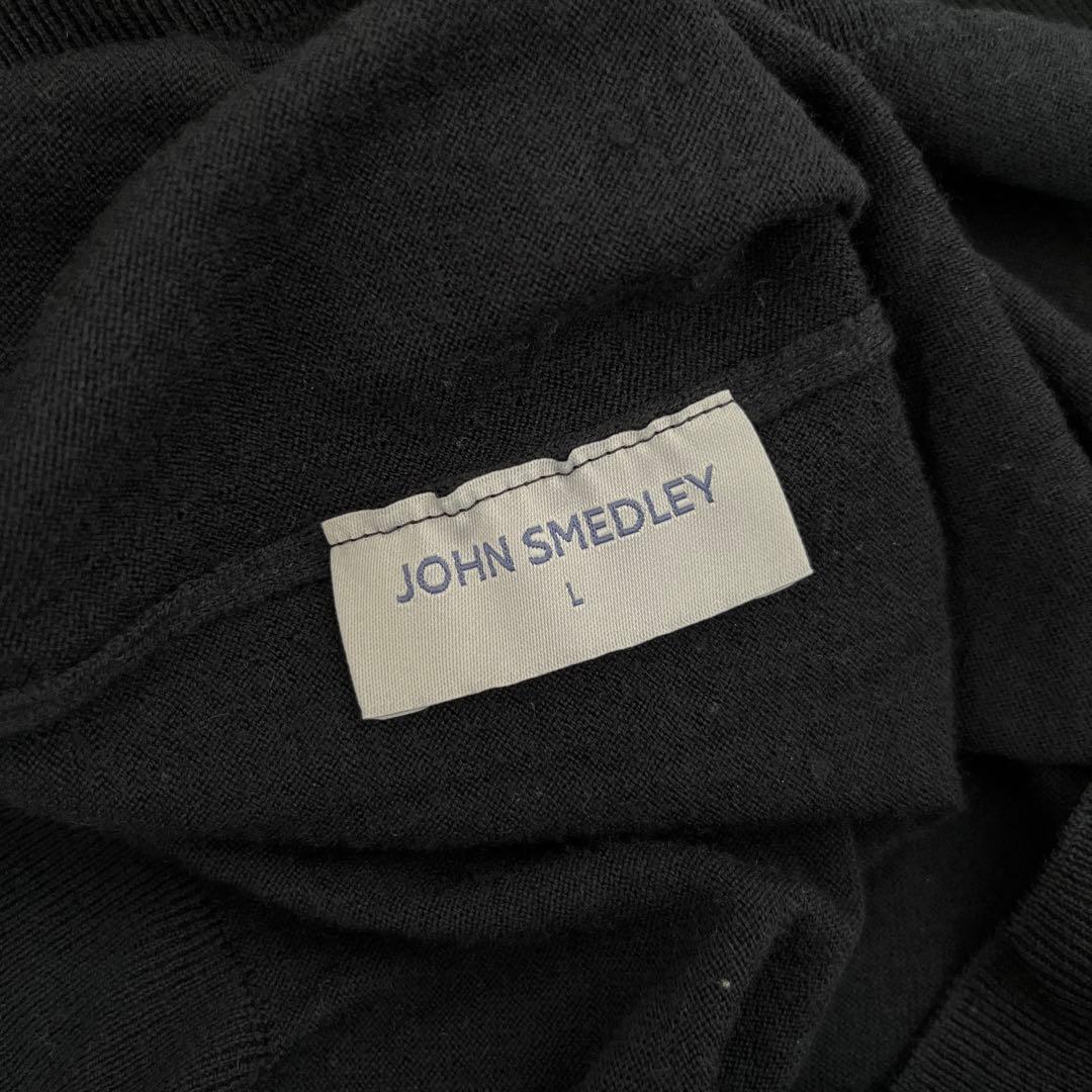 【未使用級】JOHN SMEDLEY ハイゲージ タートルネック セーター L