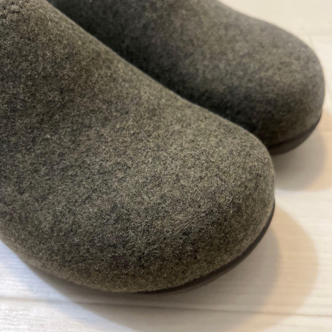 フィットフロップ　シャビフェルト　カーキ23cm