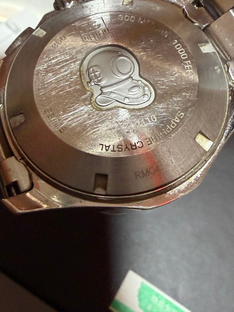 ギャランティカード付　　タグホイヤー　機械式　アクアレーサー