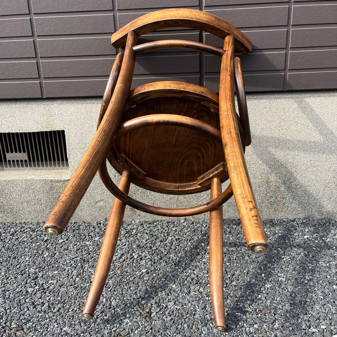 秋田木工 ベントウッドチェア　曲木 椅子　ダイニングチェア