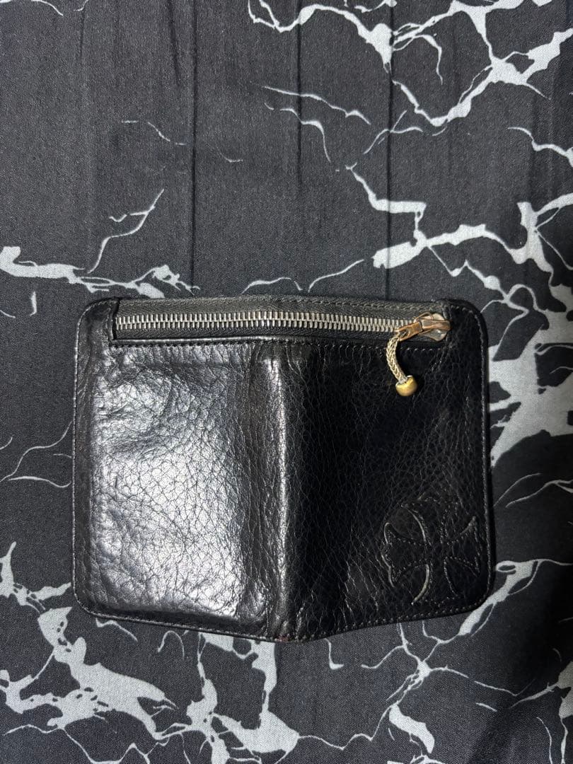 CHROME HEARTS CH プラス クロス レザーパッチ 小銭入れ